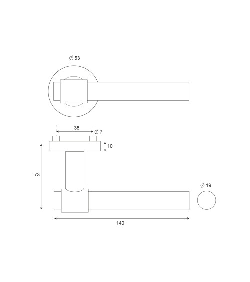 Maniglia Iraty Oro satinato PVD Grado 3
