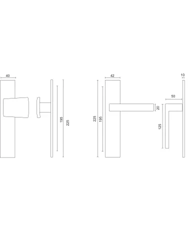 Disegno insieme palière Majestea/Thor nero su placca