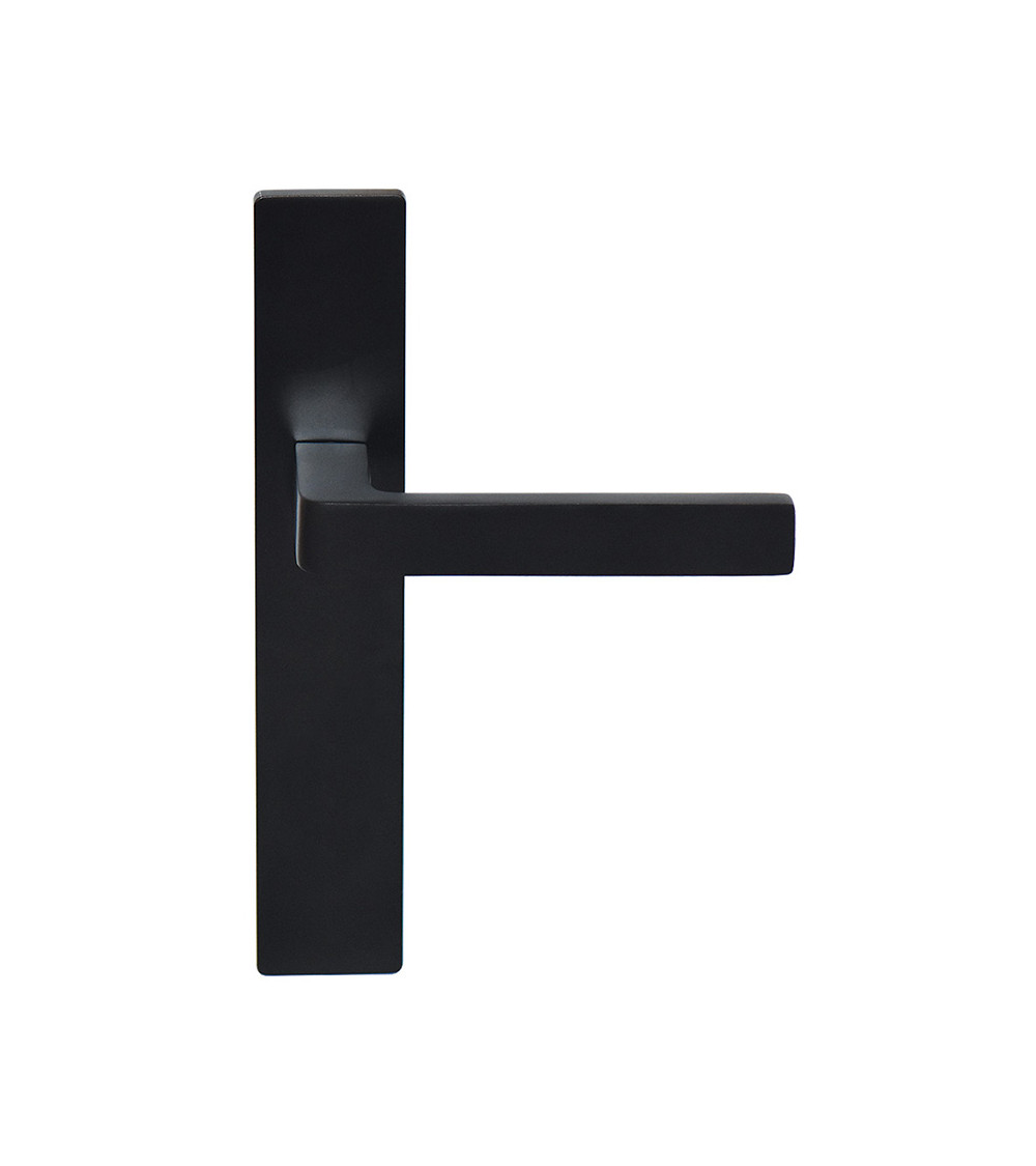 Maniglia Soho placca nera BDC
