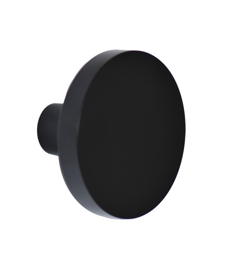 Appendiabiti da parete Rotondo Alluminio Nero