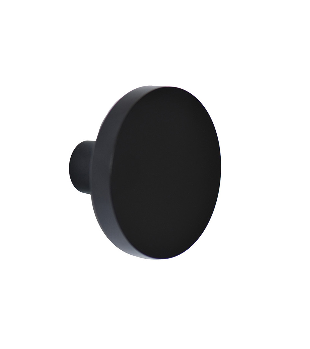 Appendiabiti da parete Rotondo Alluminio Nero