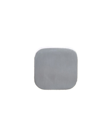 Appendiabiti da parete quadrato sottile in inox D.60
