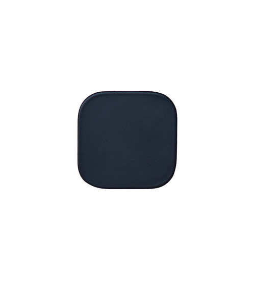Appendiabiti da parete quadrato sottile in inox nero opaco D.60