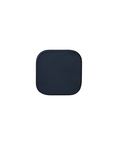 Appendiabiti da parete quadrato sottile in inox nero opaco D.60