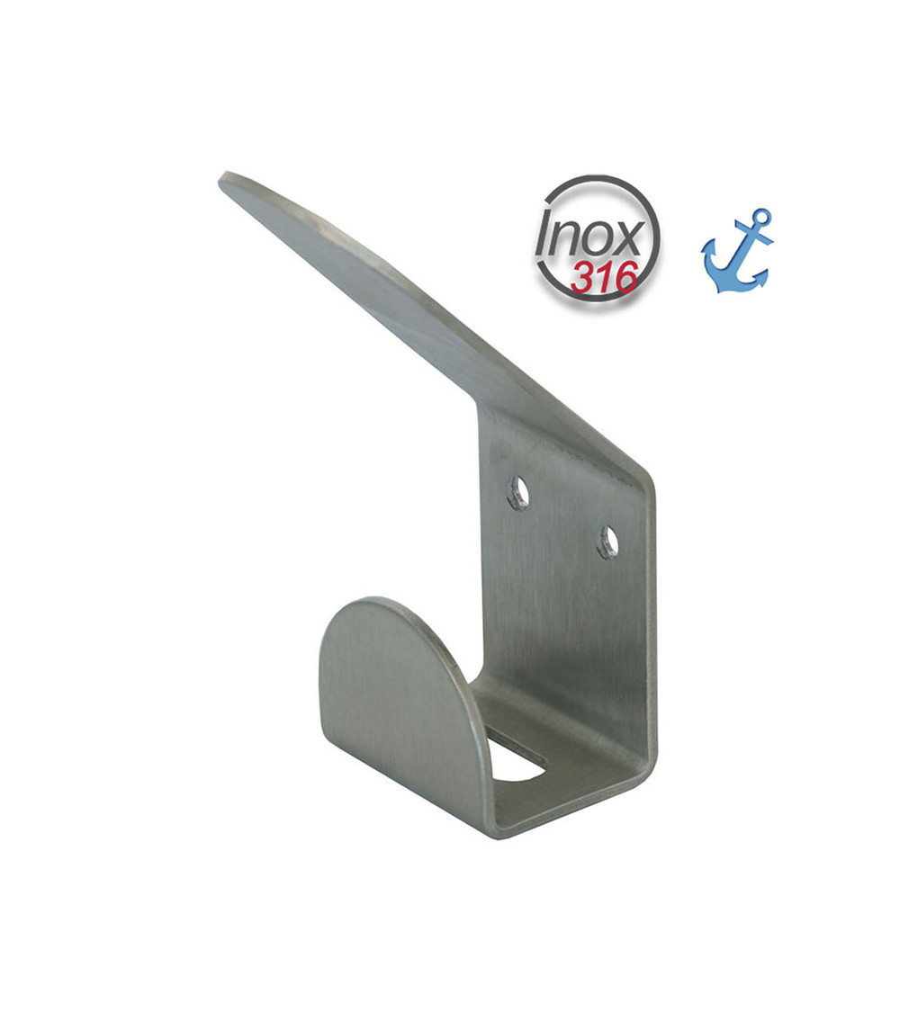 Appendiabiti per collettività inox 316