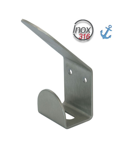 Appendiabiti per collettività inox 316