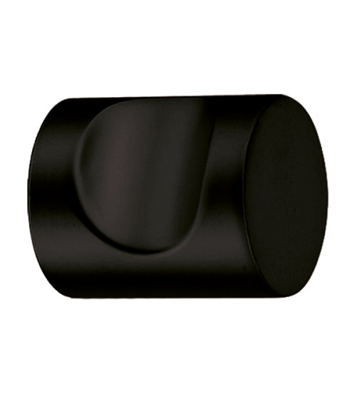 Pomolo per mobile con intaglio Nero Opaco