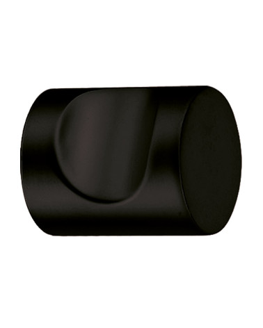 Pomolo per mobile con intaglio Nero Opaco