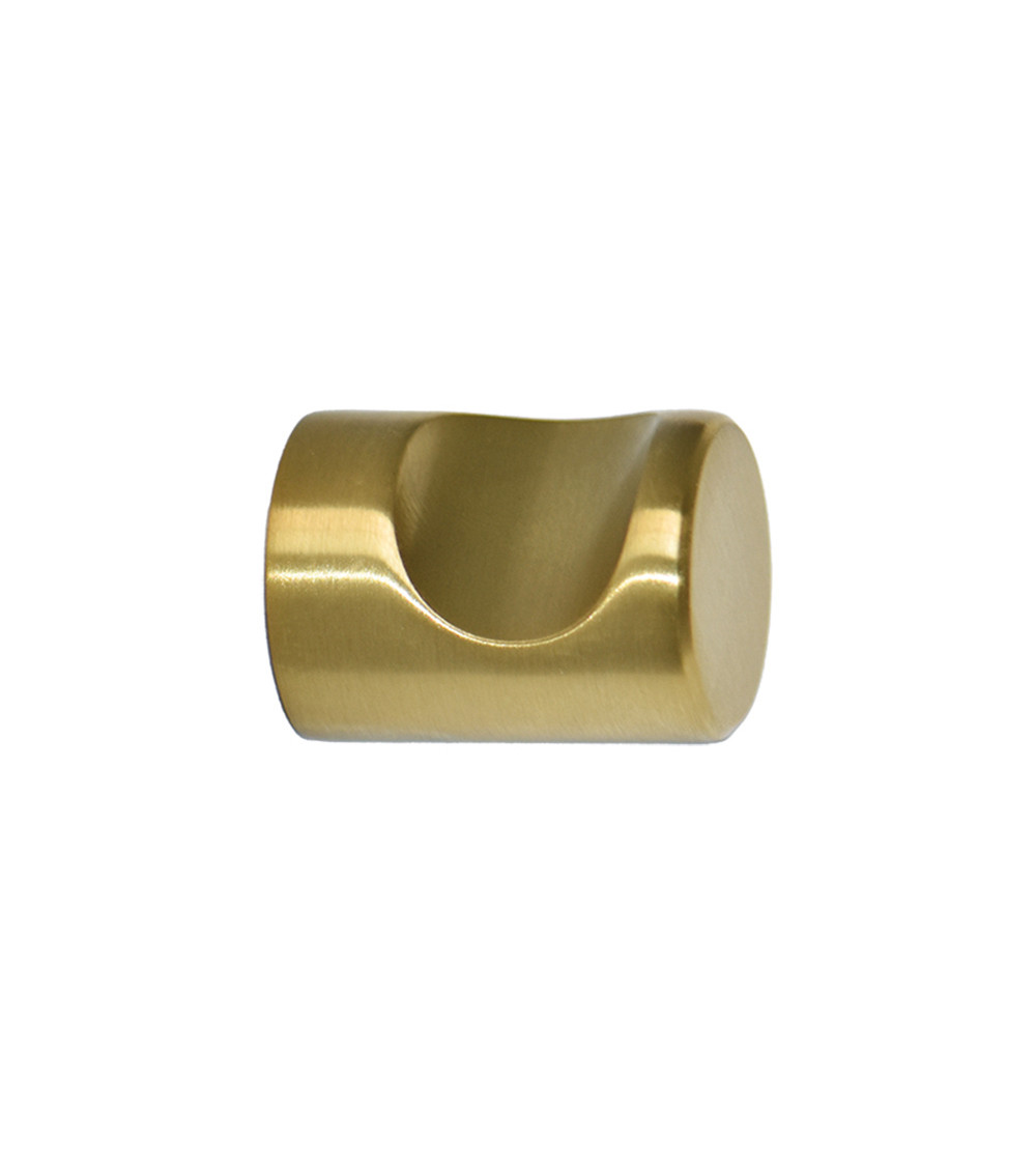 Pomolo per mobile con intaglio Oro Satinato