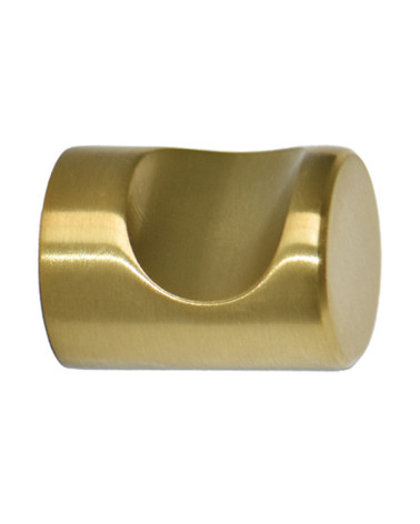 Pomolo per mobile con intaglio Oro Satinato