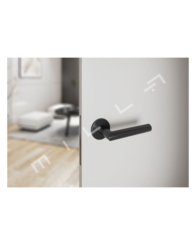 Maniglia per porta classica ARABIS design montata su una porta