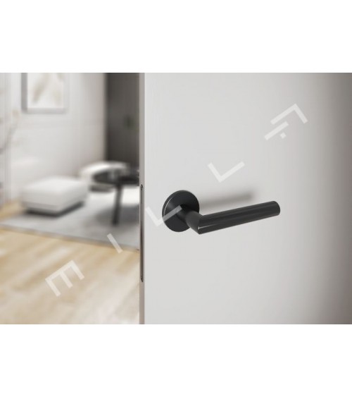 Maniglia per porta nera ARABIS rotonda maniglia design