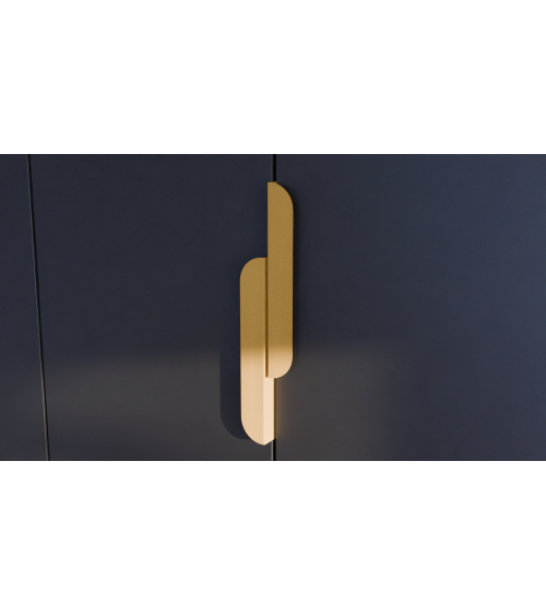 Maniglia per mobile oro opaco ZORIA allungata maniglia design
