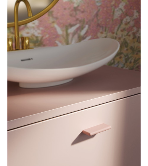 Maniglia per mobile rosa cipria NOX-1 maniglia design