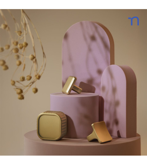 Pomolo per mobile oro opaco NOX design