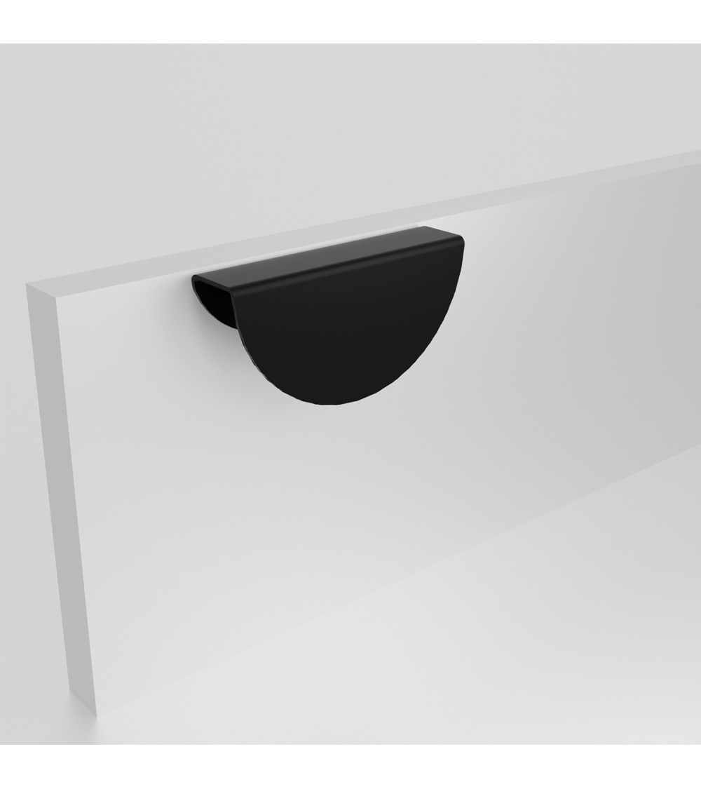 Maniglia per mobile nero opaco ZORIA frontale design