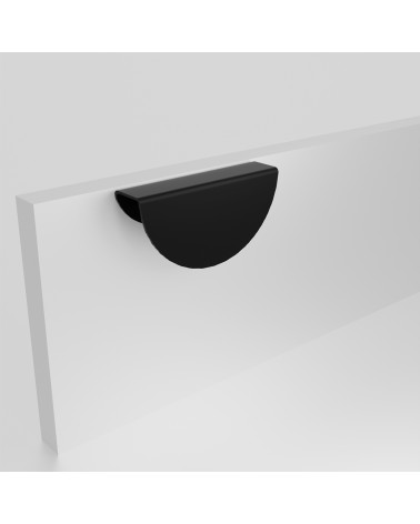 Maniglia per mobile nero opaco ZORIA frontale design