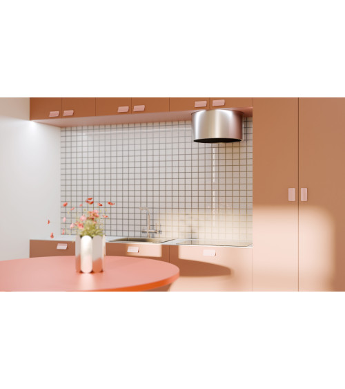 Maniglia per mobile rosa cipria SEA maniglia design