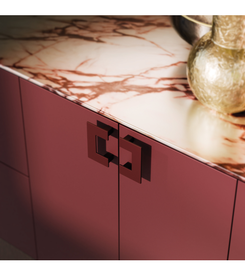 Maniglia per mobile bordeaux SOLEA maniglia design