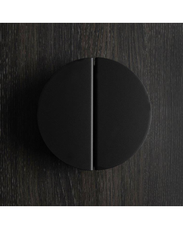 Maniglia per mobile nera opaca ZORIA maniglia design vista ravvicinata