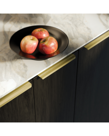 Maniglia per mobile TERRA PRO maniglia design montata su un mobile da cucina