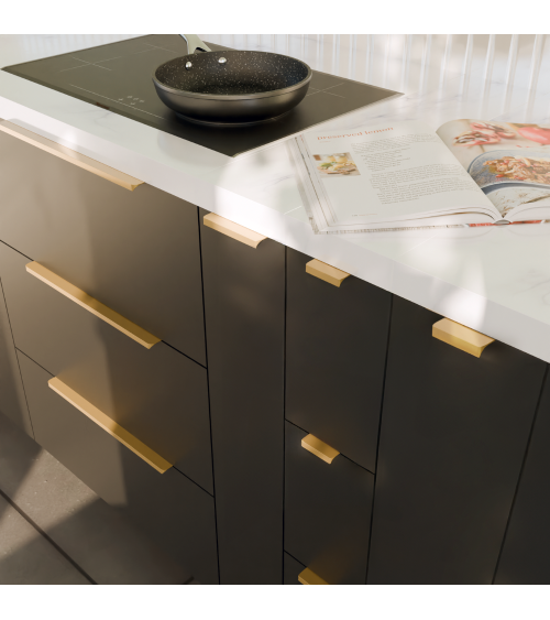 Maniglia per mobile anodizzata oro TERRA PRO maniglia design