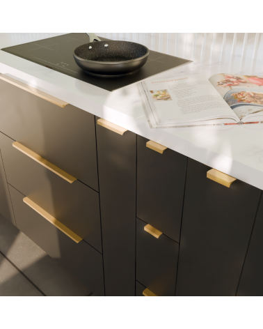 Maniglia per mobile TERRA PRO maniglia design montata su dei cassetti