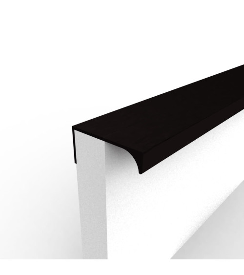 Maniglia per mobile anodizzata nera TERRA design