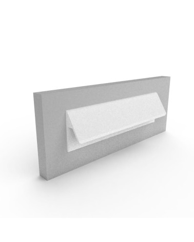 Maniglia per mobile bianco lucido VERBA maniglia design fissata su un pannello