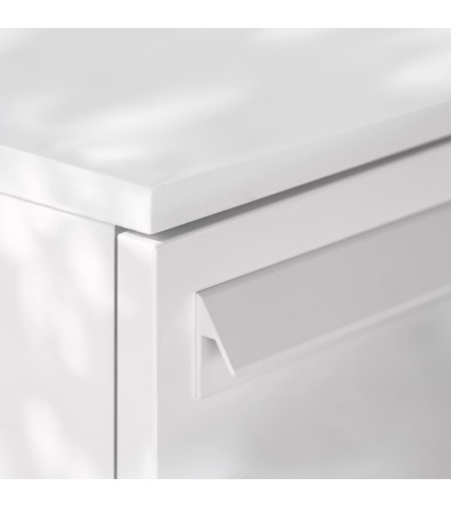 Maniglia per mobile bianco lucido VERBA maniglia design