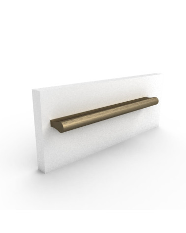 Maniglia per mobile anodizzata spazzolata MAKAO maniglia design fissata su un pannello