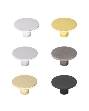 Pomello per mobile ASTRO maniglia design posto su uno sfondo bianco