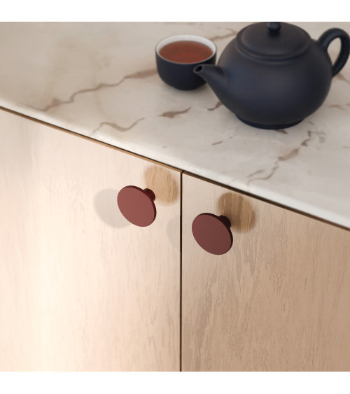 Pomello per mobile bordeaux ASTRO maniglia design
