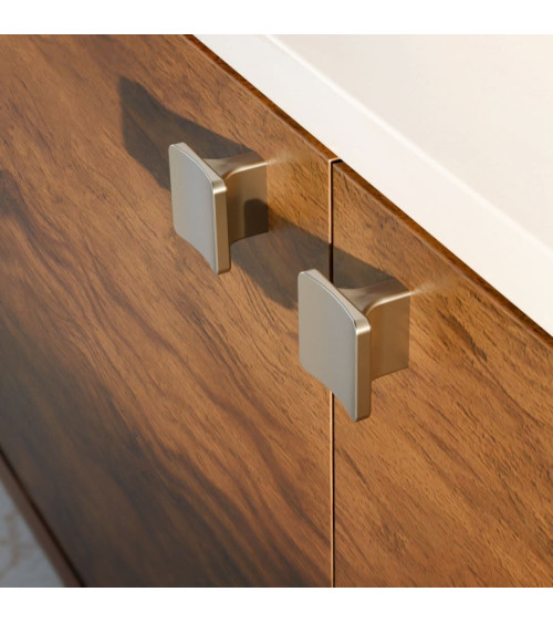Pomello per mobile oro opaco SIENA maniglia design