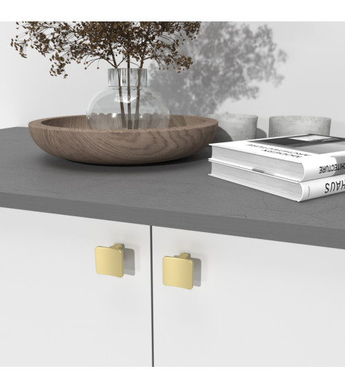 Pomello per mobile oro opaco SIENA maniglia design