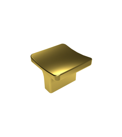 Pomello per mobile oro lucido SIENA maniglia design