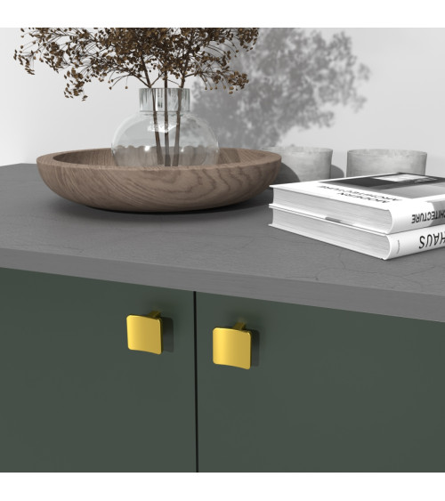 Pomello per mobile oro lucido SIENA maniglia design