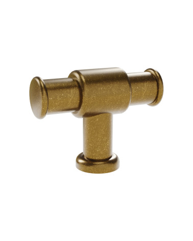 Pomello per mobile patinato su ottone GALIUM maniglia design
