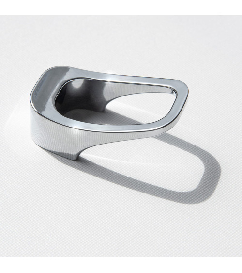 Pomello per mobile cromato lucido LAGO maniglia design